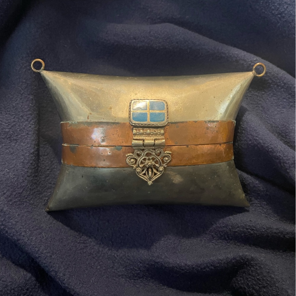 Vintage Brass and Copper Purse